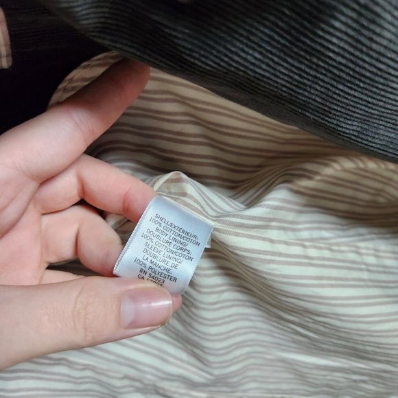 Banana Republic Blazer Mens 42R Dark Brown Corduroy Cotton Sports Coat Jacket - Picture 9 of 11